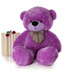 Super Giant 7 Feet Purple Bow Teddy Bear Soft Toy
